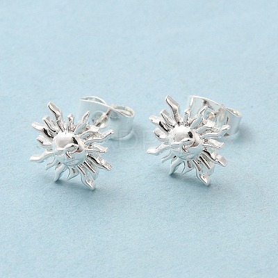 Brass Stud Earrings for Women KK-M239-01P-1