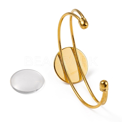 DIY Blank Dome Bangle Making Kit DIY-FS0003-50G-1