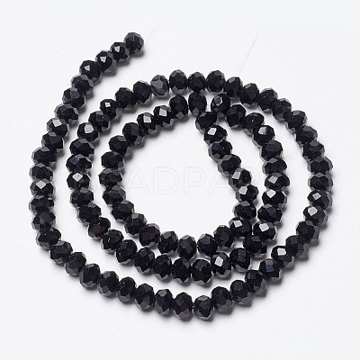 Opaque Solid Color Imitation Jade Glass Beads Strands EGLA-A044-P1mm-D18-1
