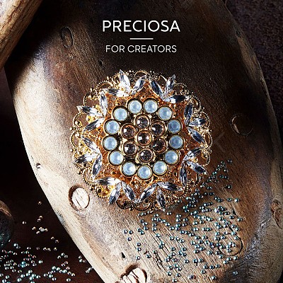 Preciosa® MAXIMA Crystal No Hotfix Flatback Stones Y-PRC-NSS12-10020-200-1
