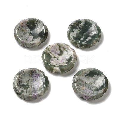 Natural Peace Jade Worry Stones G-E586-01-01-1