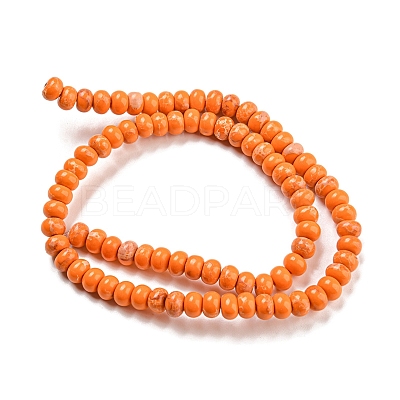 Synthetic Imperial Jasper Dyed Beads Strands G-D077-E01-02F-1