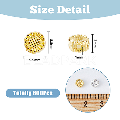 600Pcs 2 Colors Tibetan Style Alloy Beads FIND-DC0002-54-1