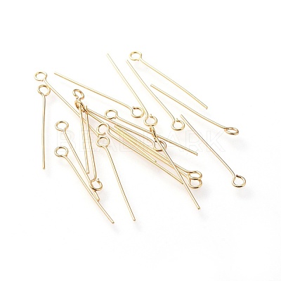 304 Stainless Steel Eye Pins X-STAS-G205-02C-G-1