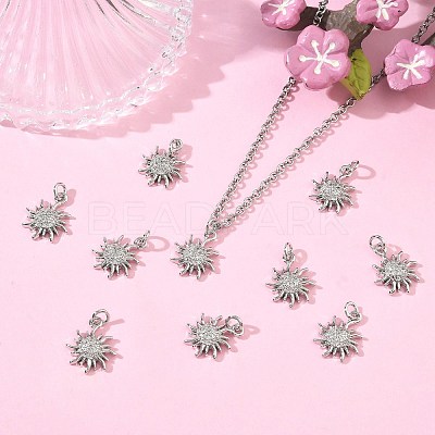 SHEGRACE Brass Micro Pave Cubic Zirconia Pendants XGRQ3D867-477P-1