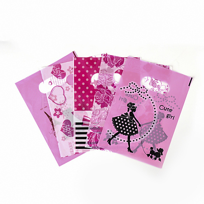 Printed Plastic Bags PE-T003-15x20cm-04-1