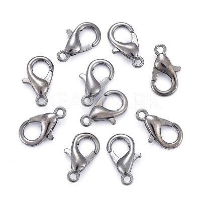 Zinc Alloy Lobster Claw Clasps X-E105-B-1