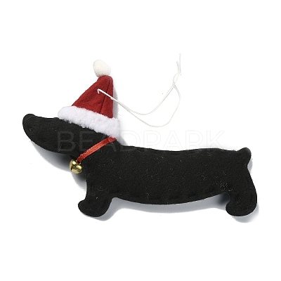 Dachshund Non-woven Fabric Pendant Decorations HJEW-R125-03-1