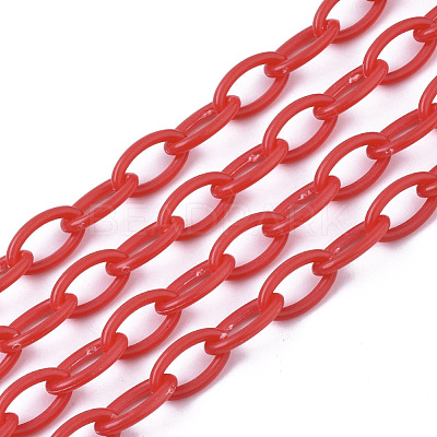 Opaque Acrylic Cable Chains SACR-N010-001E-1