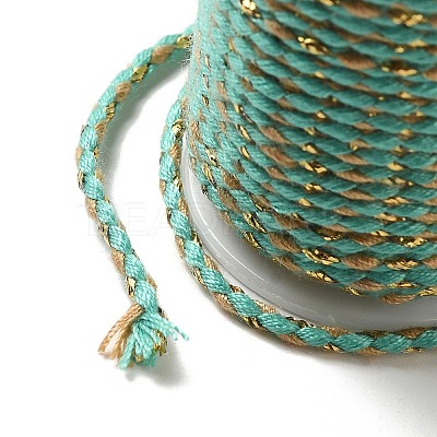 4-Ply Polycotton Cord with Metallic Thread OCOR-Z003-D109-1