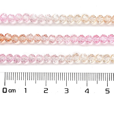 Transparent Painted Glass Beads Strands DGLA-A034-T3mm-A20-1