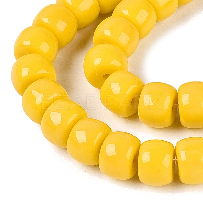 Opaque Glass Beads Strands GLAA-NH0002-B10-1
