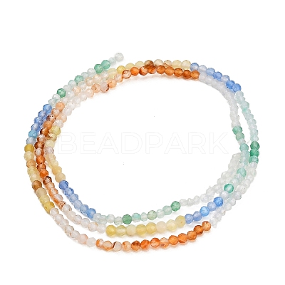 Gradient Color Natural Agate Beads Strands GG-CBA4399-A04-01A-1