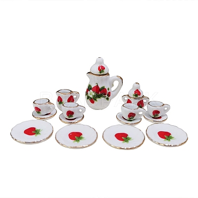 Mini Ceramic Tea Sets BOTT-PW0002-124D-1