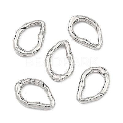 SHEGRACE Brass Spring Gate Rings XGRQ58021-761P-1