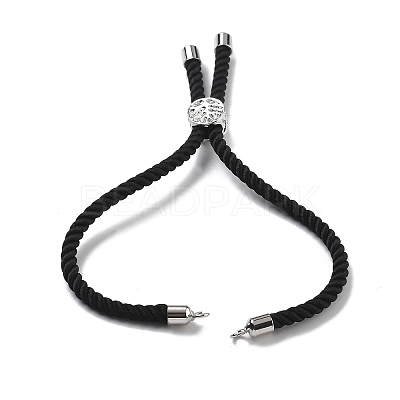 Twisted Nylon Cord Silder Bracelets DIY-B066-03P-18-1