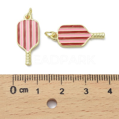 Brass Enamel Pendants KK-D384-01G-04-1