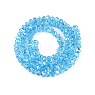 Electroplate Glass Beads Strands EGLA-A044-T4mm-L08-1
