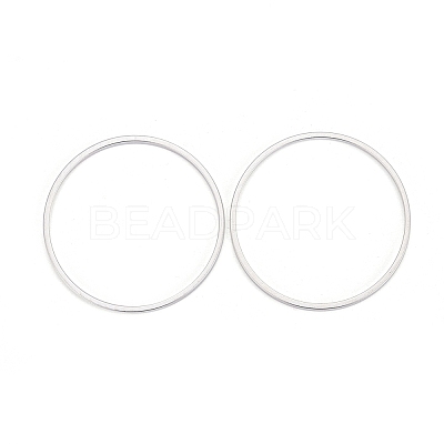 Brass Linking Rings KK-Y003-03H-S-1