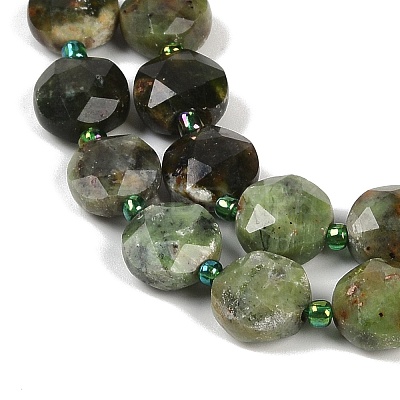 Natural Green Opal Beads Strands G-C116-A78-01-1