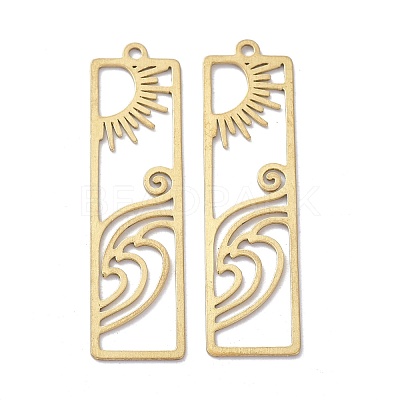 Brass Pendants KK-I010-12C-1
