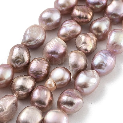 Natural Cultured Freshwater Pearl Beads Strands PEAR-P062-26C-1