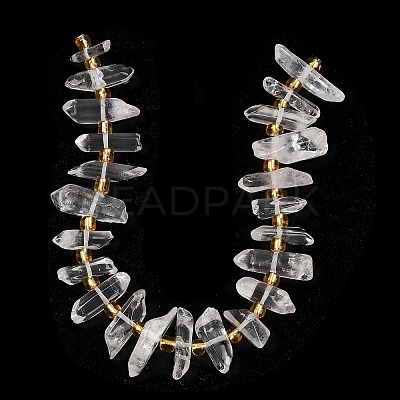 Natural Quartz Crystal Beads Strands G-F800-E07-1