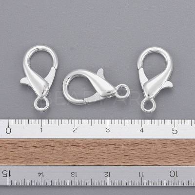 Zinc Alloy Lobster Claw Clasps X-E107-S-1