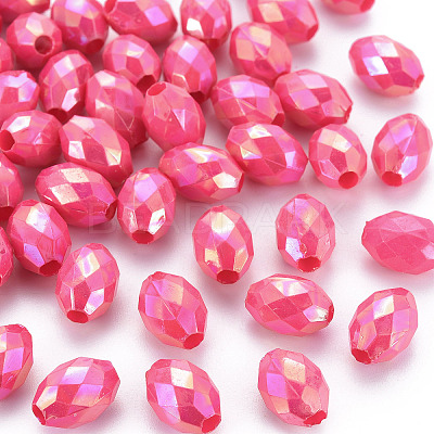 Opaque Acrylic Beads TACR-S153-32I-03-1