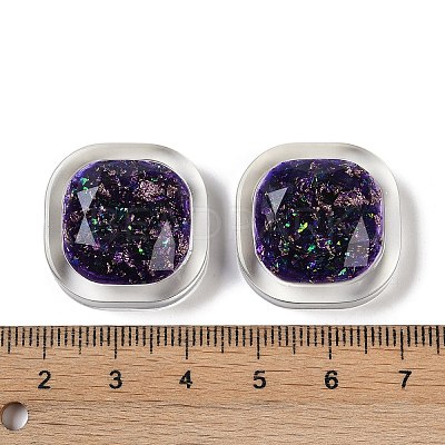 Transparent Epoxy Resin Glitter Powder Decoden Cabochons CRES-S367-17B-1