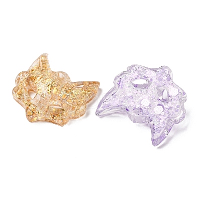 Luminous Transparent Resin Cabochons CRES-L045-08-1