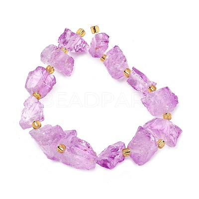 Raw Rough Natural Quartz Crystal Beads Strands G-Z131-J01-04-1