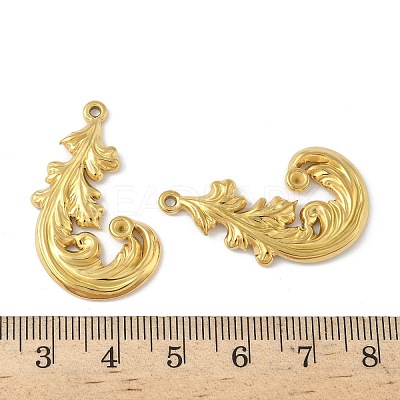304 Stainless Steel Rhinestone Setting Pendants STAS-D376-09A-G-1