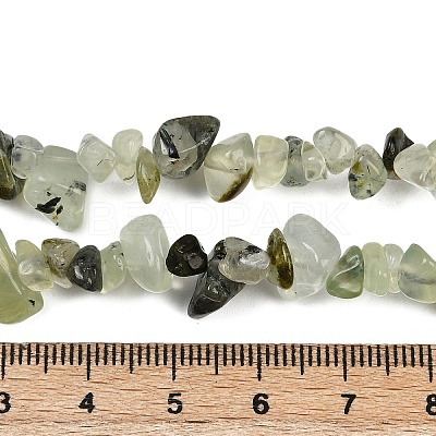 Prehnite Chip Bead Strands G-M205-11-1