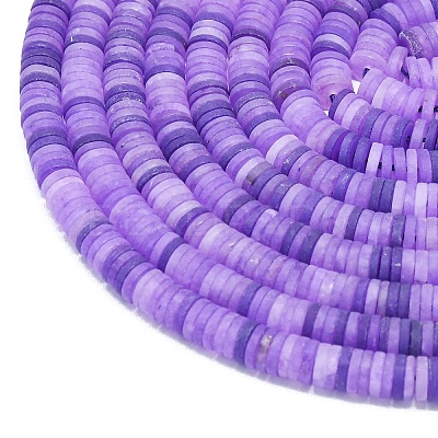 Natural White Jade Beads Strands G-P575-B14-6x1mm-05-1