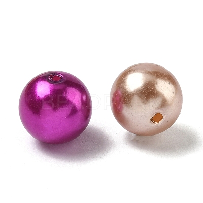 ABS Plastic Imitation Pearl Round Beads SACR-S074-14mm-M-1
