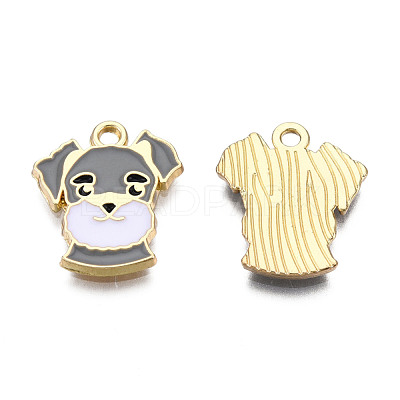 Alloy Enamel Pendants ENAM-S119-002D-1