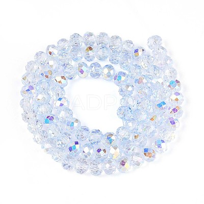 Transparent Glass Beads Strands X-EGLA-N016-6mm-02-1