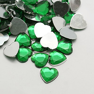 Imitation Taiwan Acrylic Rhinestone Cabochons GACR-A025-12x12mm-09-1