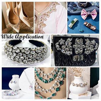 Sew on Rhinestone RGLA-T034-5x10mm-22-1