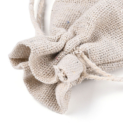 Cotton Cloth Packing Pouches Drawstring Bags ABAG-R011-7X9-01-1