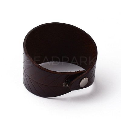 Leather Wide Bands BJEW-N269-07-1