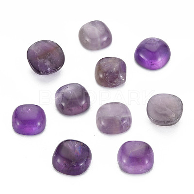 Natural Amethyst Cabochons G-N326-120A-1