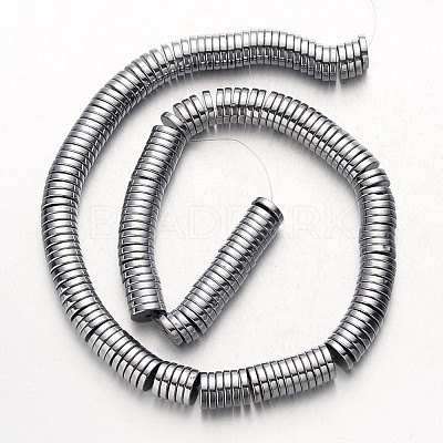 Electroplate Non-magnetic Synthetic Hematite Beads Strands X-G-F300-17B-01-1