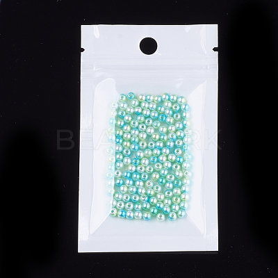 Pearl Film Plastic Resealable Packaging Bags OPP-R003-6x10-1