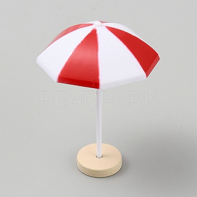 Plastic Beach Umbrella Miniature Display Decorations KY-WH0036-140A-1