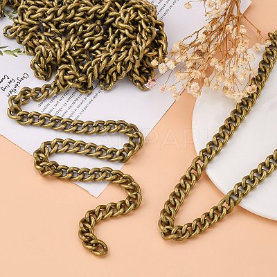 3.28 Feet Iron Cuban Link Chains X-CH-R013-14x10x3-AB-1