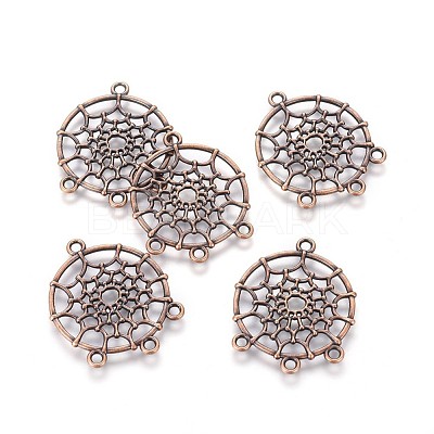 Tibetan Style Alloy Chandelier Components Links TIBE-A30127-R-NR-1