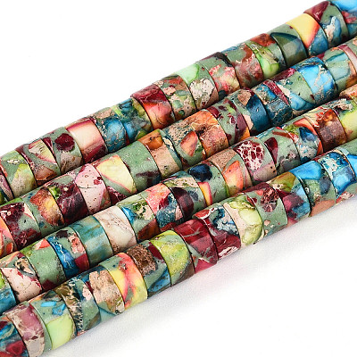 Natural Imperial Jasper Beads Strands G-N344-41C-1