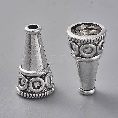 Tibetan Style Bead Caps X-TIBEB-00905-AS-NR-1